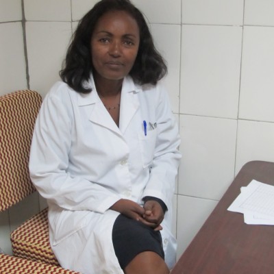 Dr. Mulu Muleta Receives France’s Highest Distinction Dr. Mulu Muleta sits in her office at the Gondar University Teaching Hospital in Ethiopia.