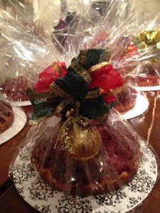 Sofia's packaged cranberry cakes.