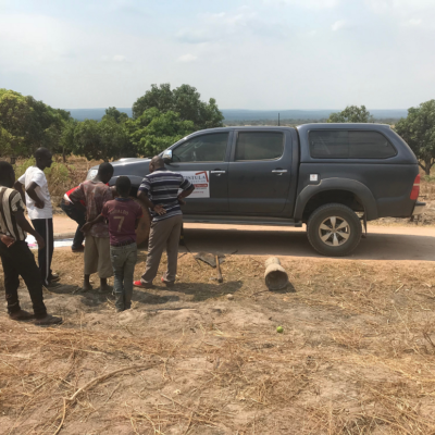 Field Notes – Zambia: When Field Work Goes Awry En route to Lambwe Chomba, an unexpected surprise: a punctured tire.